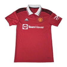 Manchester United 2022/23 Adidas Home Jersey Kit Hombre’s Pequeño Color Rojo
