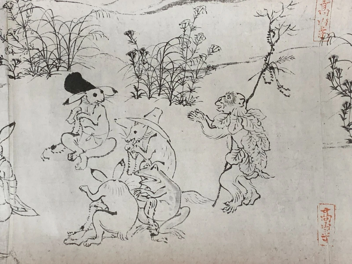 古董复制品古董日本画作、画卷| eBay