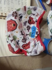 CHARLIE BANANA MED/LG SNAP STAY DRY CLOTH DIAPER ALL IN ONE FARM THEME