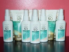 BATH  BODY WORKS SUNSCREEN BRAND NEW AT THE BEACH SPF 50 SPRAY  LOTION SET 12