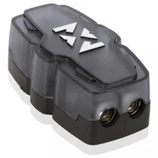 XFDBU2 Fused Distribution Block w/ One 0/1 Gauge Input and Two 4/8 Gauge Outputs