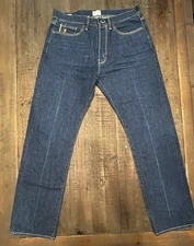 Todd Snyder Selvedge Denim Jeans 33x32 Classic Fit 12.5oz Dark Indigo USA Cone