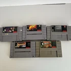 New ListingSuper Nintendo SNES Video Game Lot F Zero Donkey Kong Cold Shadow X5 Not Working