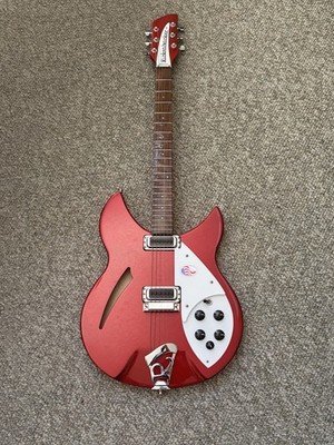 2025 Rickenbacker 330 Semi Hollow Electric Guitar In Rare Red Ruby