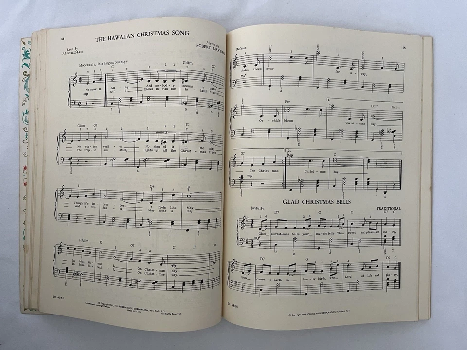 🎄 VINTAGE John Lane’s Christmas Friends Sheet Music Book – 109 Songs 🎄 - Image 4 of 4