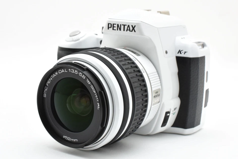 PENTAX K-r 12.4MP Digital SLR Kamera Weiß Körper W/18-55mm Kensington Set Aus - Bild 2 von 4
