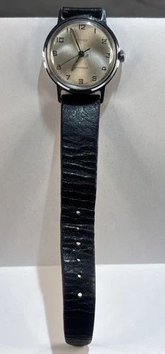 Vintage 1965 Timex Mercury Mechanical Watch - Runs Well - 1152 2465 Marlin Style