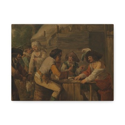 Andries Both - De kaartspelers - c. 1630 - c. 1635 - Canvas Wall Art