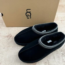UGG Women's Tasman II Suede upper Black Slipper Black size US 6-11