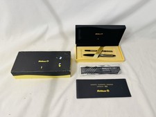 Old Vtg PELIKAN Honey Roller Ball Point Gold Writing Pen W/Original Box Germany