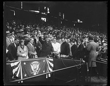 Photo:Washington DC Franklin D. Roosevelt 1933 World Series baseball game