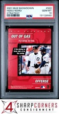 2001 MLB SHOWDOWN STRATEGY #S22 HIDEO NOMO TIGERS POP 4 PSA 10
