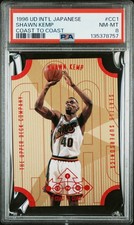 1996 UD INTL JPN COAST TO COAST #CC1 SHAWN KEMP PSA 8