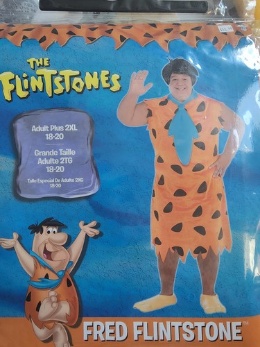 The Flintstones Fred Flinstone Halloween Costume, MULTILPLE SIZES