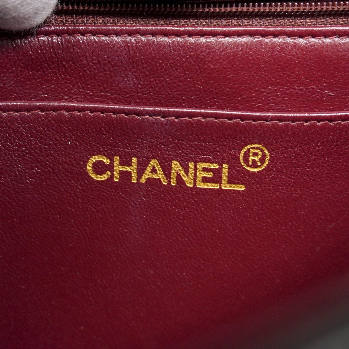 Auth [6ba1137] CHANEL Shoulder Bag Matrasse WChain Lambskin Black Gold metal... thumbnail 5