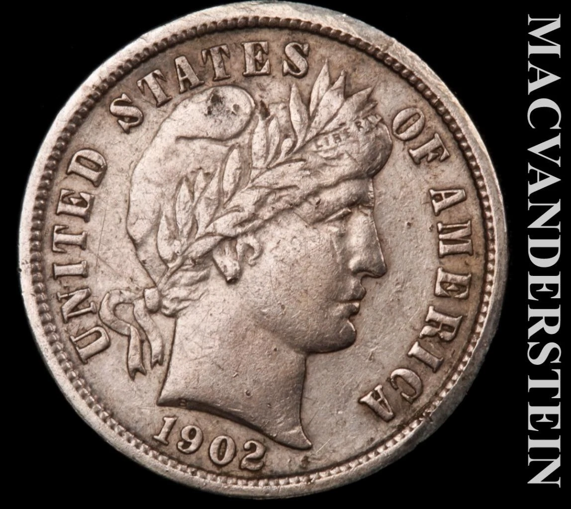 1902 Year Barber US Dimes (1892-1916) for sale | eBay