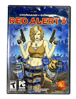 Command & Conquer: Red Alert 3 PC DVD ROM Complete with Manual and Poster Tested