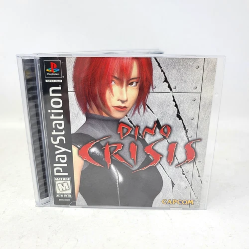 Dino Crisis PS1 (PlayStation  1 1999) CIB Complete w/ Reg Card Tested Working