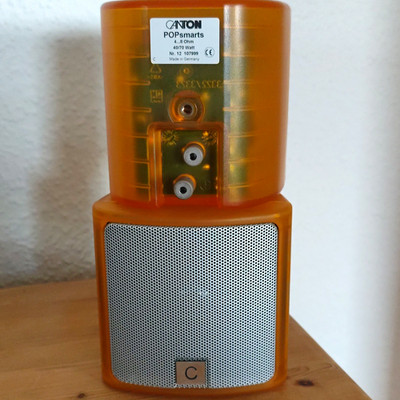 Canton POPsmarts Regallautsprecher 2.0 RCA verkabelt 40/70 W 4 8 Ohm Orange