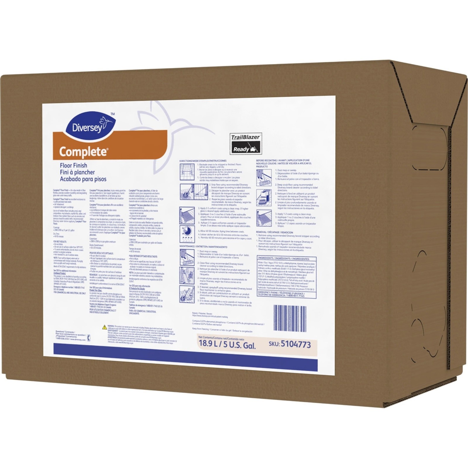 Diversey Complete Floor Finish, 5 Gallon