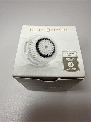 2 New Clarisonic Sensitive Skin Twin Pack Replacement Brush Head Heads 6 Months