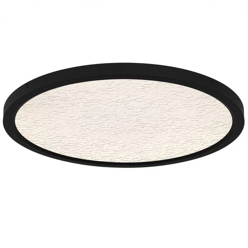 Quoizel OSTC1720 Outskirts 20"W LED Flush Mount Ceiling Fixture - Black - Picture 7 of 8