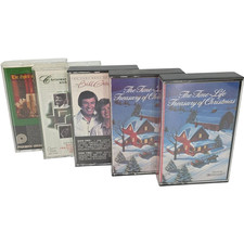 Lot of 5 Holiday Cassette Tape The Time-Life Treasury of Christmas More