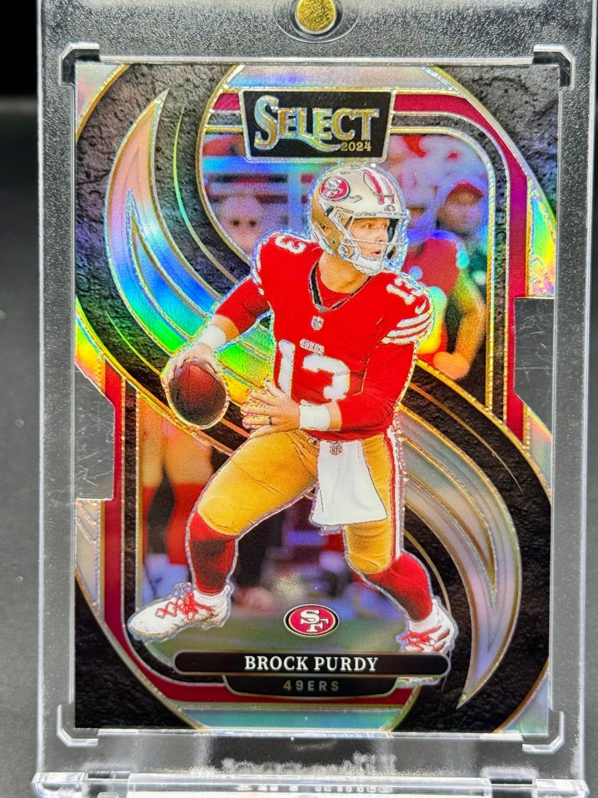 2024 Panini Select Brock Purdy #124 Silver Prizm Die-Cut