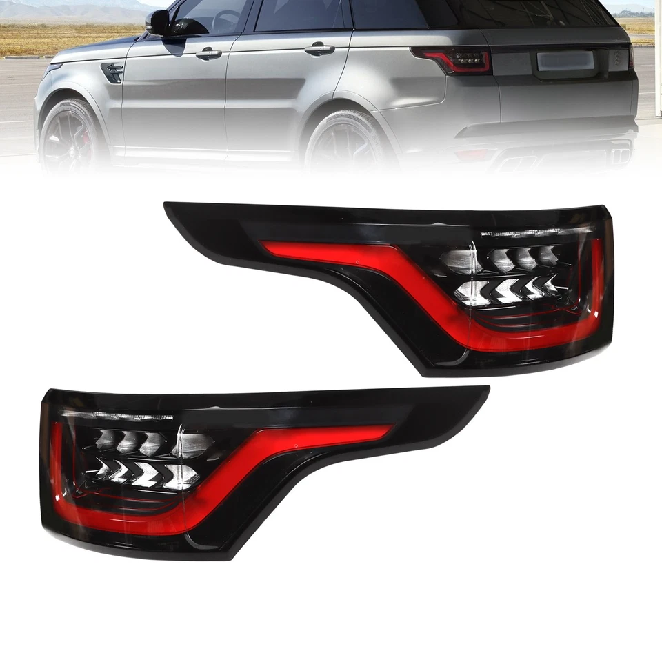 Conjunto de par de luces traseras LED para Land Rover Range Rover Sport 2014-2022 Foto 2 de 4