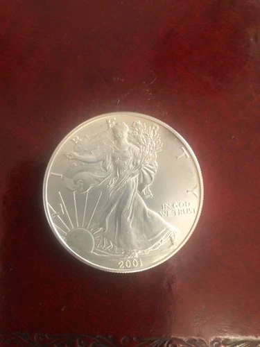 2001 american eagle silver dollar uncirculated