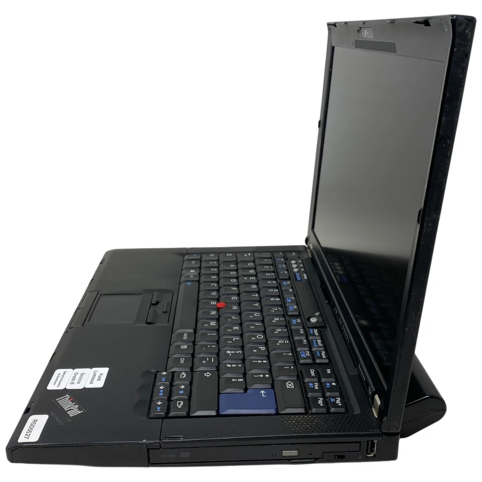 PC Portatile Notebook Usato 14” Lenovo T61 Core Duo 3Gb Ram 128Gb SSD W10 32 Bit - Imagen 3 de 4