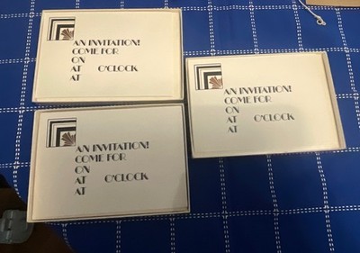 You Are Invited Formal Look Invitations Vintage 3 Box Lot