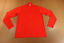 Sport Tek Mens Size Medium Red Long Sleeve 1/4 Zip Performance Pullover New