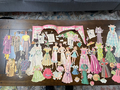 Vintage Paper Dolls Bridal Set Plus More Cut
