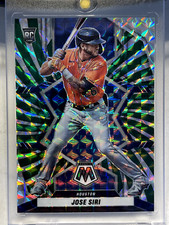 2022 Panini Mosaic Jose Siri Green Swirl Prizm Rookie RC /12 Astros sp