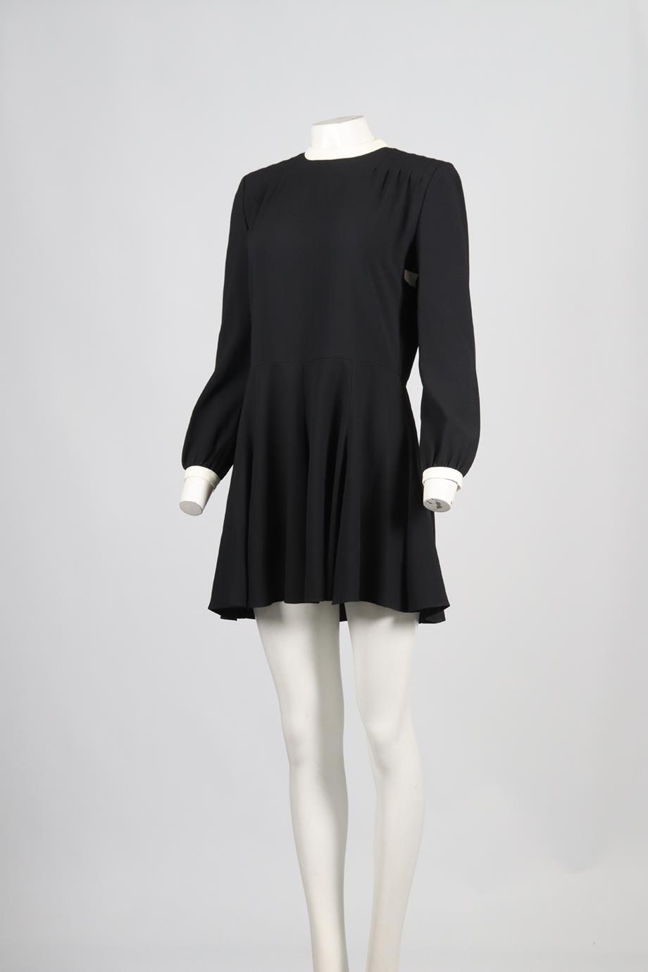 SAINT LAURENT MINI ABITO IN CREPE FR 38 UK 10