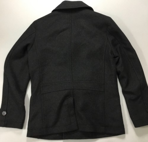 Diesel Men W-Samico Button Up Wool Peacoat Jacket $448 Grey Size M - Picture 2 of 2