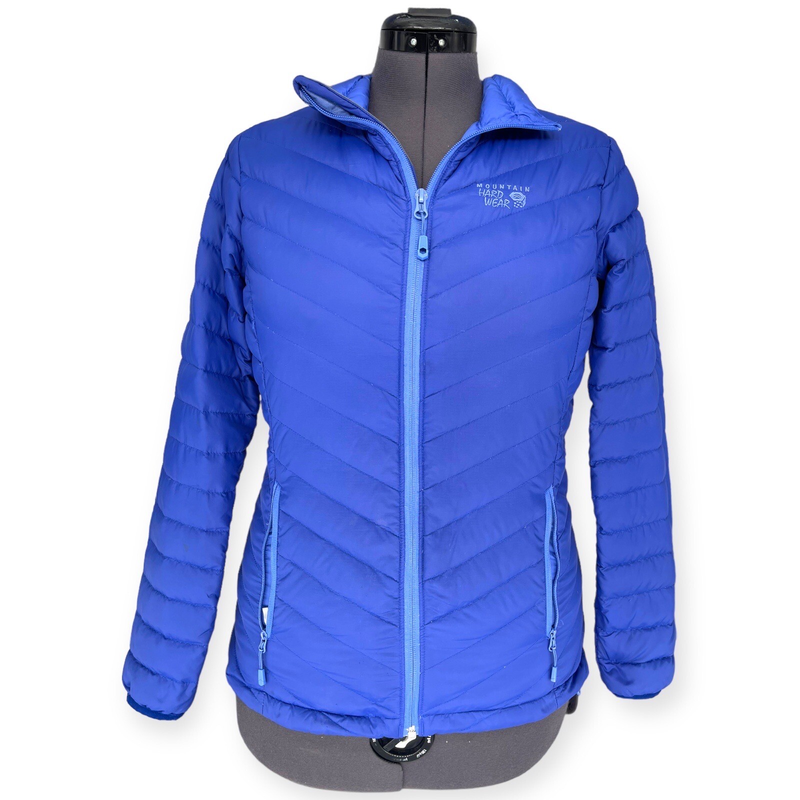 Mountain Hardware Micro Ratio Down Puffer Blue Ja… - image 1