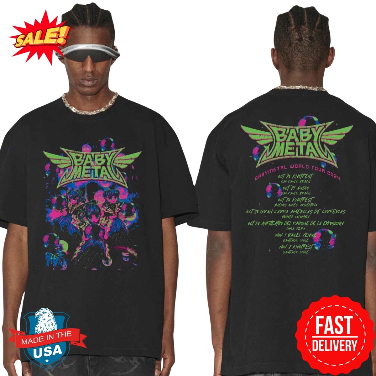 Babymetal World Tour 2024 South America Knotfest Brazil Colomnia