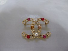 Pearl  crystals Brooches Pin Wedding Bridal