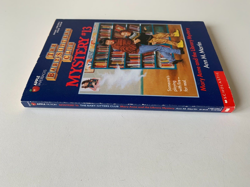Mary Anne and the Library Mystery BABY-SITTERS CLUB Ann M. Martin PB 1994 1st Ed - Picture 3 of 12