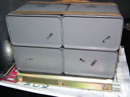 Plastic INC PIO Capacitor module 16 mfd 3000V NOS 4 x 4u 3KV 16u 3000V - Picture 9 of 11
