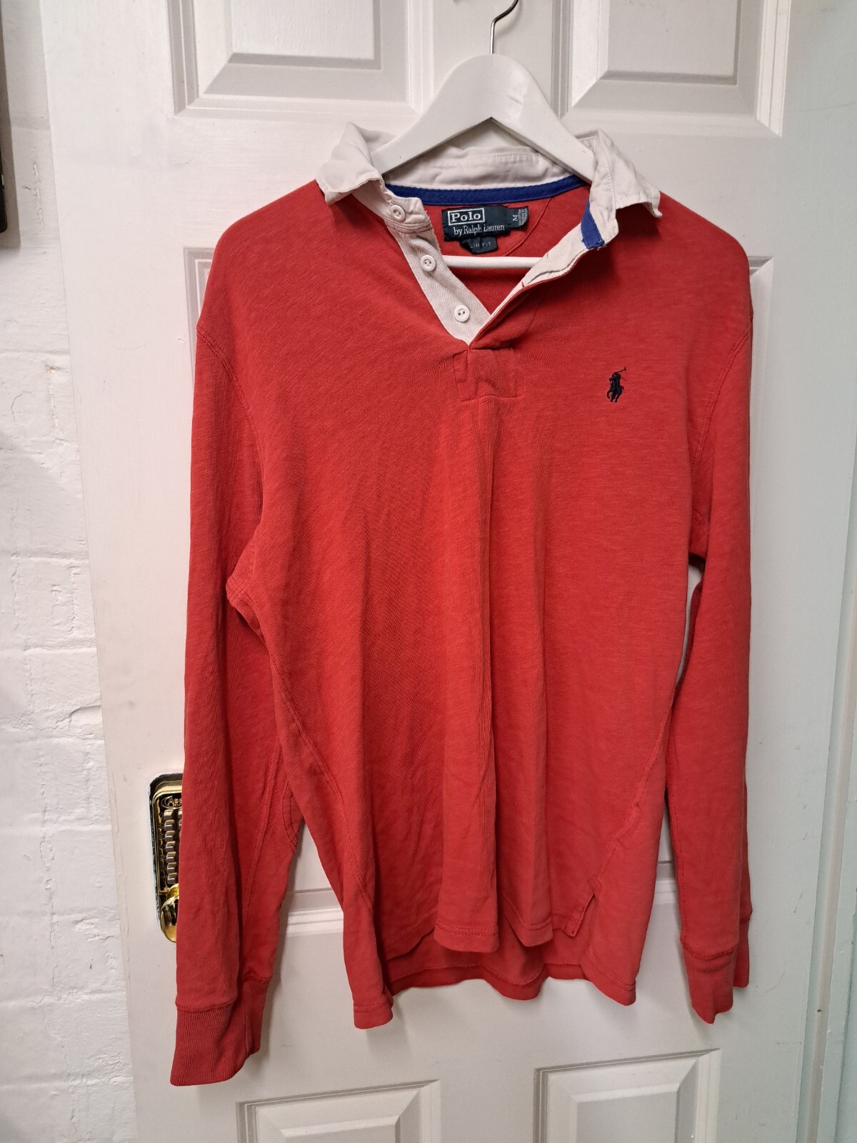 FILA Polo Ralph Lauren Rugby Top Rosso Medio Slim Fit Jersey Drakes Rowing Blazer