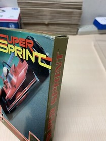 Super Sprint NES (Nintendo NES, 1989) TENGEN Box, Game Cart & Styrofoam IN HAND!