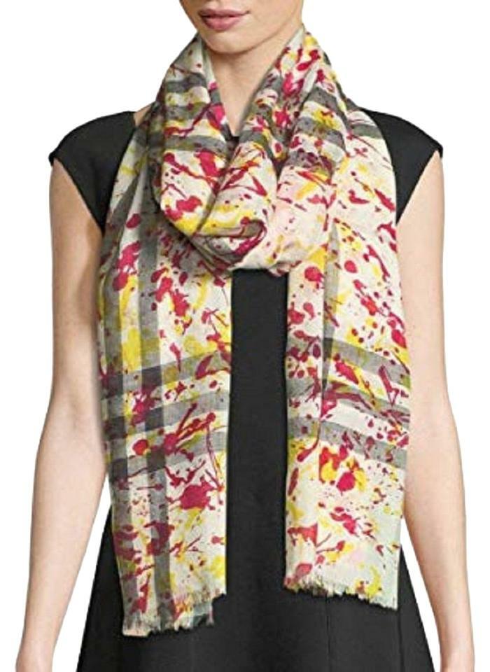 giant check gauze scarf