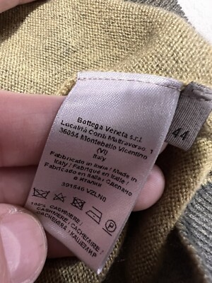 ❤️ Bottega Veneta Men's Long Sleeve Cashmere Sweater Size 44 READ | eBay