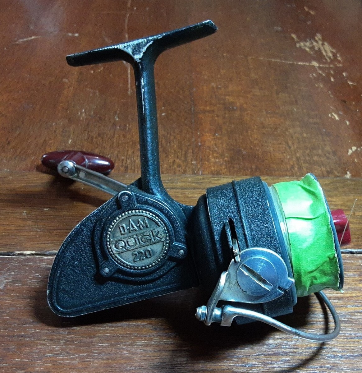 ダムクイック220p Old Vintage DAM QUICK No. 220 Spinning Reel - Made in West