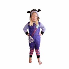 Children Girls Disney Vampirina Costume One Piece Pajama Union Halloween Suit