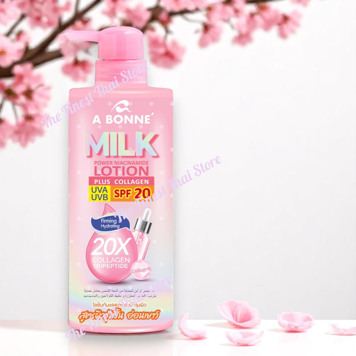 ボディローション A Bonne Milk Collagen Body Lotion 500ml A Bonne Milk Power Niacinamide Plus Collagen Body Lotion SPF20