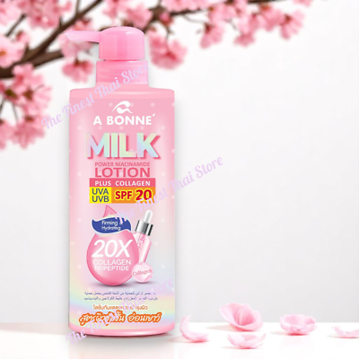 A Bonne Milk Power Niacinamide Plus Collagen Body Lotion SPF20